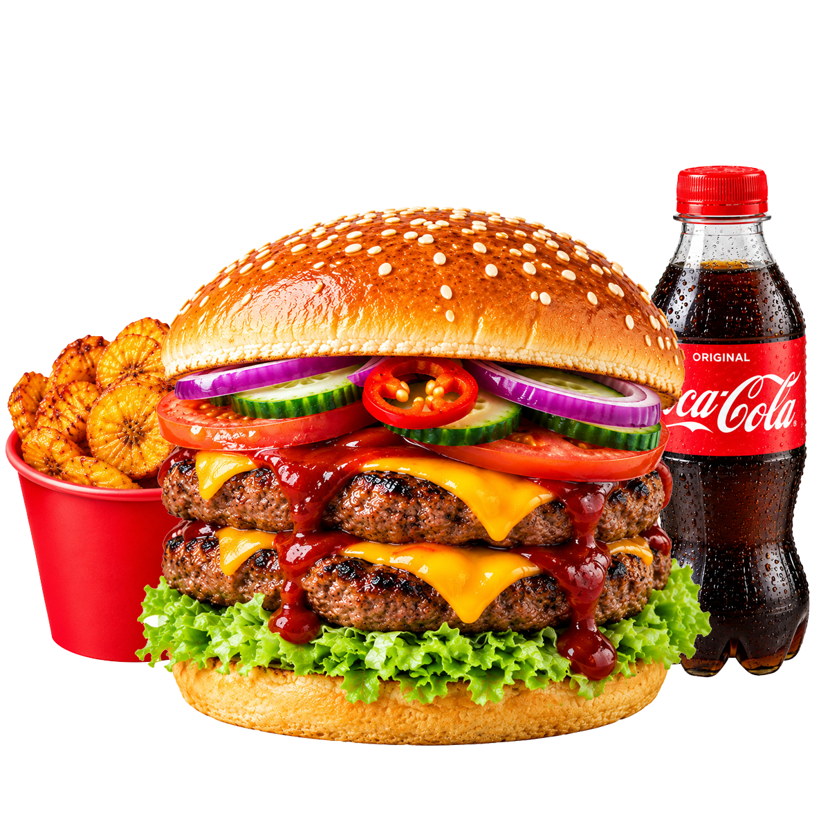 Kombo Double Kroosty Burger Spicy