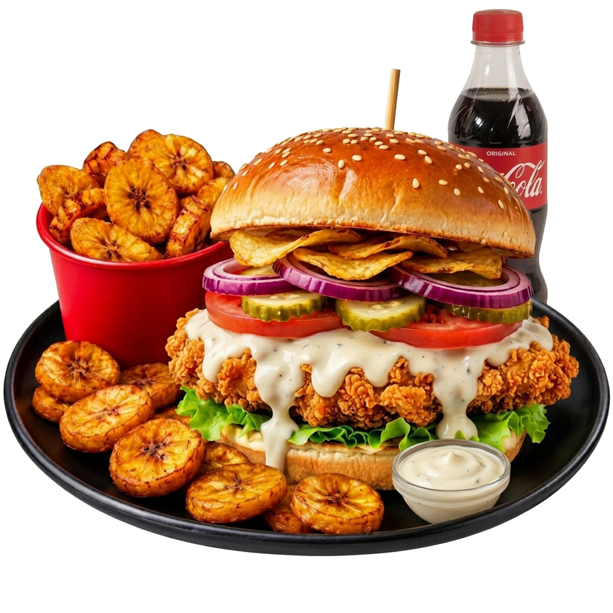 Kombo Kroosty Burger Poulet