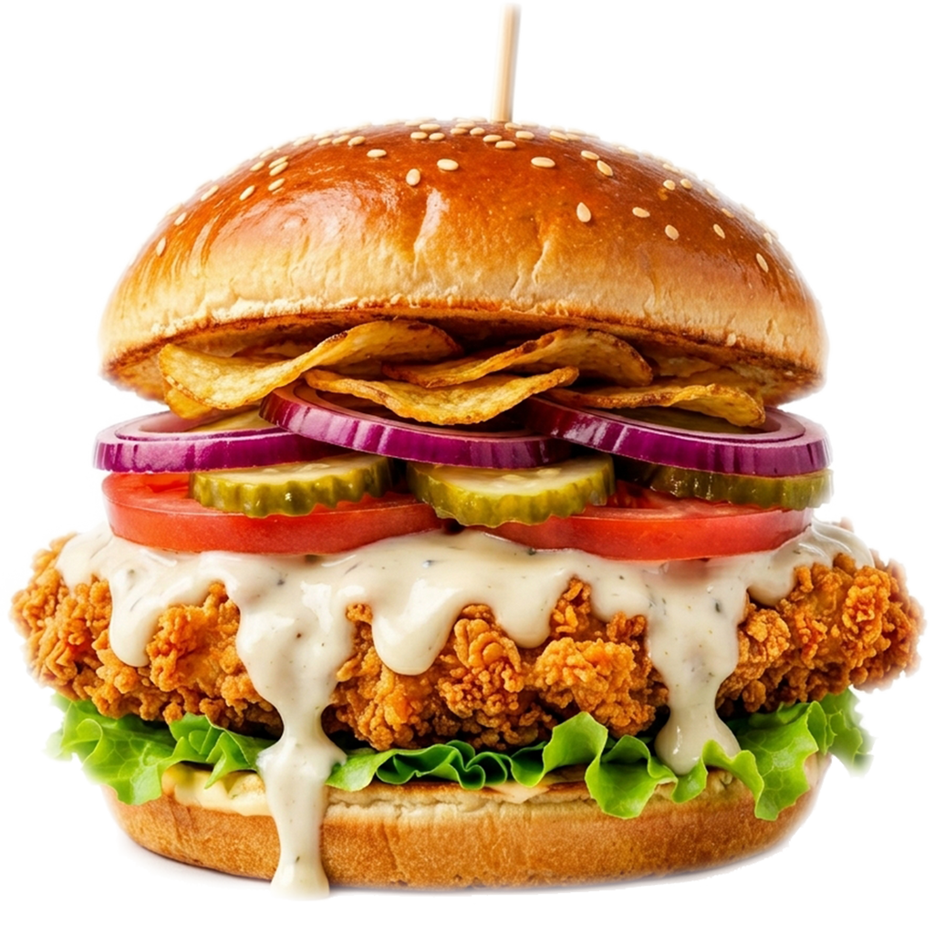 Kombo Kroosty Burger Poulet