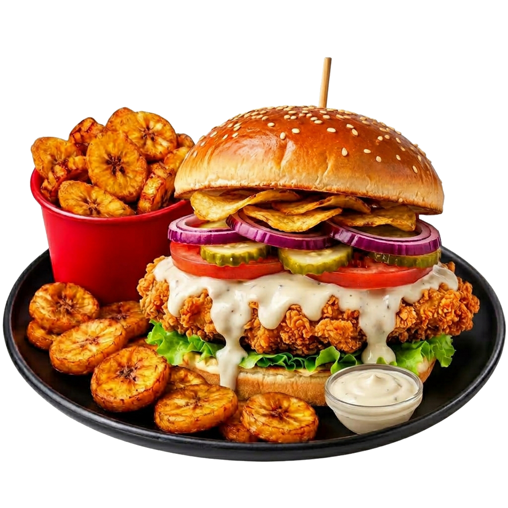 Kombo Kroosty Burger Poulet