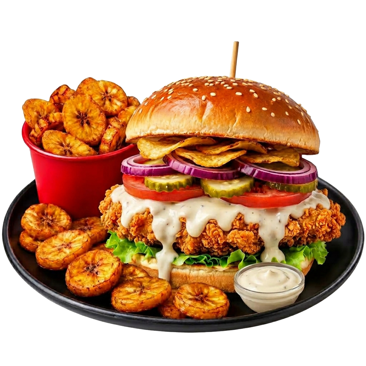 Kombo Kroosty Burger Poulet