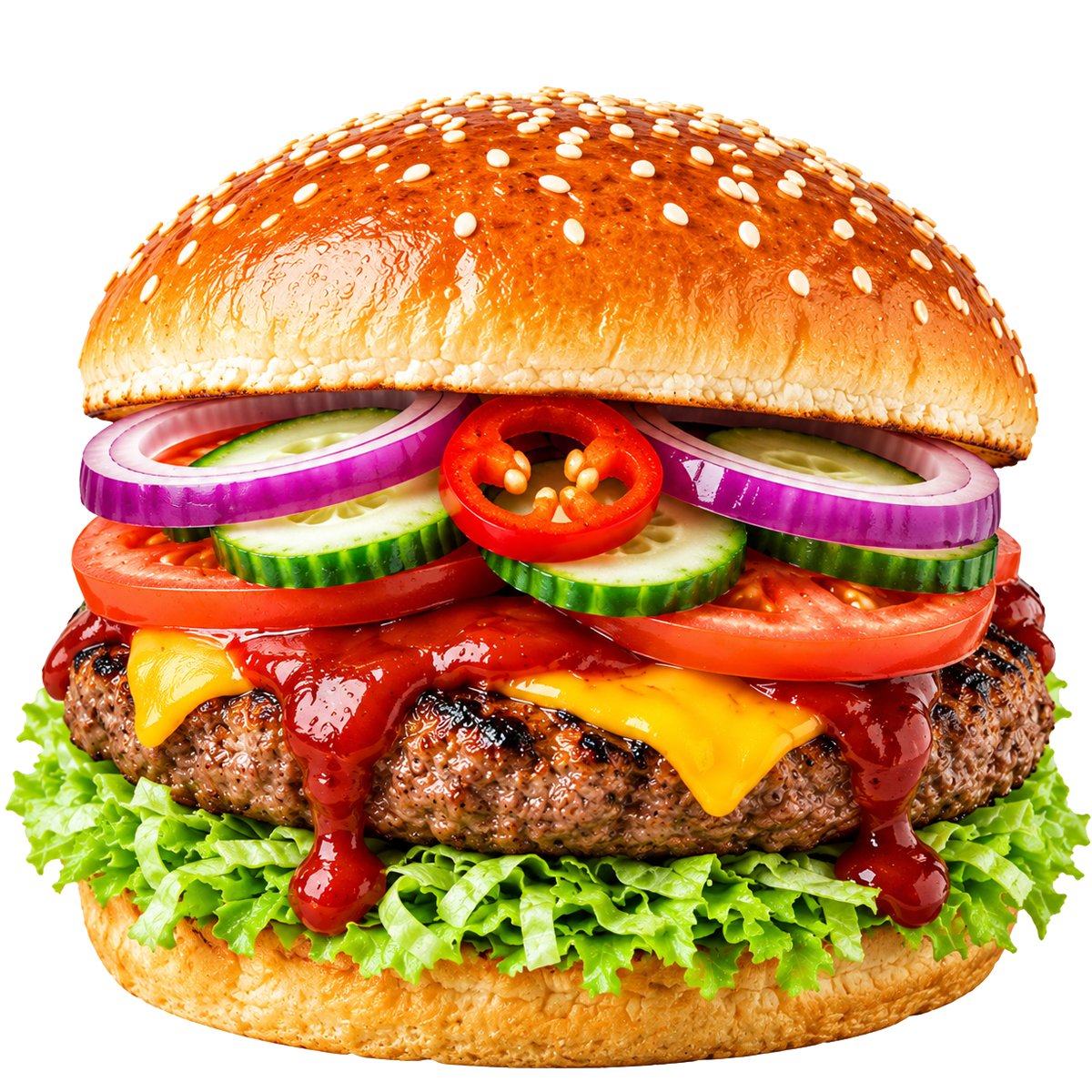 Kombo Extra Kroosty Burger Spicy