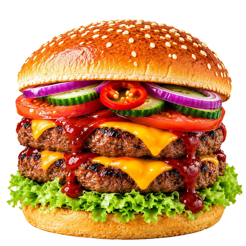 Kombo Double Kroosty Burger Spicy