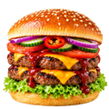 Double Extra Kroosty Burger Spicy