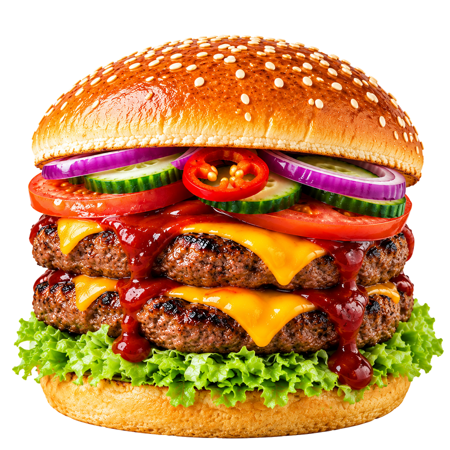 Double Extra Kroosty Burger Spicy